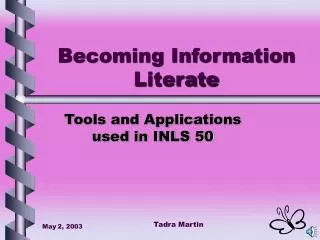 Becoming Information Literate