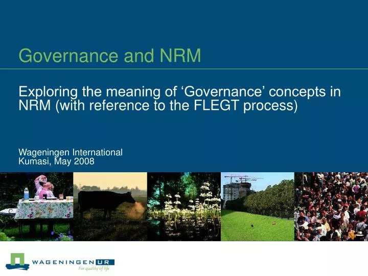 governance and nrm