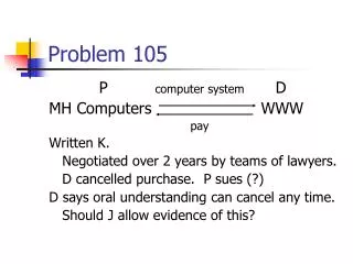 Problem 105
