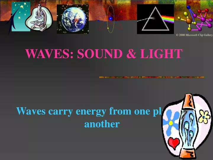 waves sound light