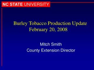 Mitch Smith County Extension Director