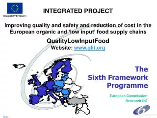 The Sixth Framework Programme
