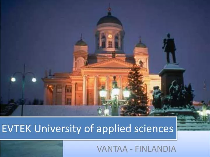 evtek university of applied sciences