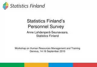 Statistics Finland’s Personnel Survey