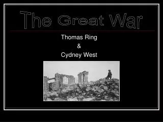 Thomas Ring &amp; Cydney West