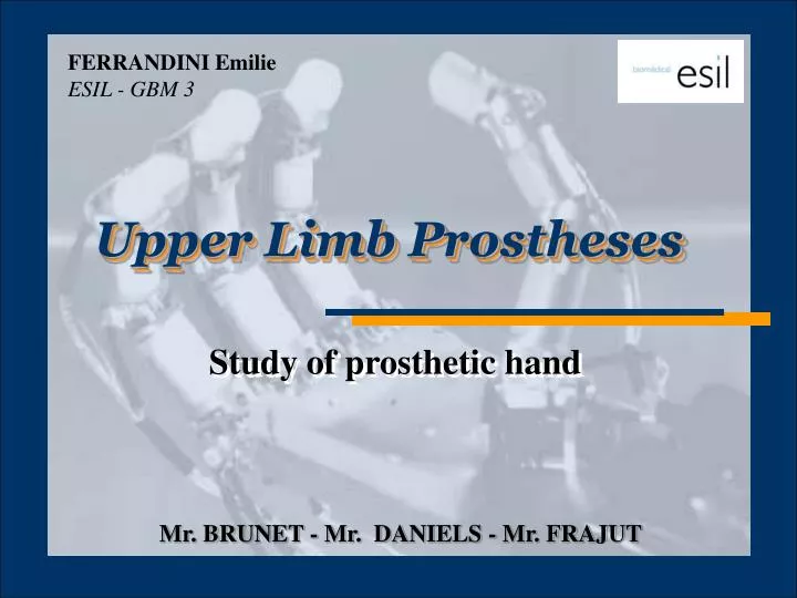 upper limb prostheses