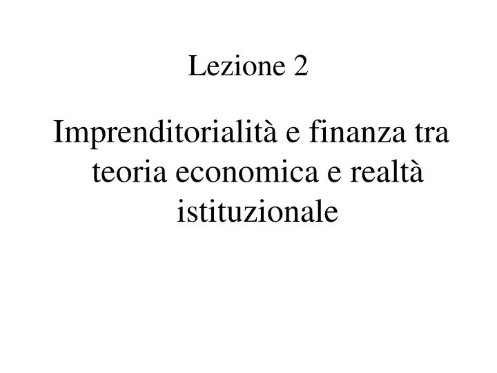 lezione 2