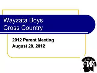 Wayzata Boys Cross Country