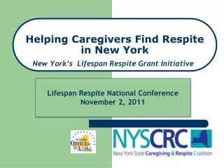 Helping Caregivers Find Respite in New York