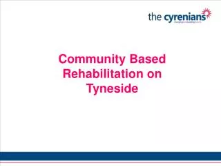 Community Based Rehabilitation on Tyneside