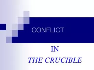 CONFLICT