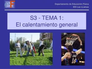 s3 tema 1 el calentamiento general