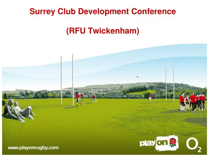 surrey club development conference rfu twickenham
