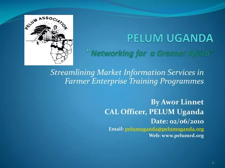 pelum uganda networking for a greener africa