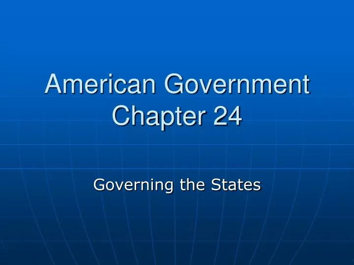 american government chapter 24