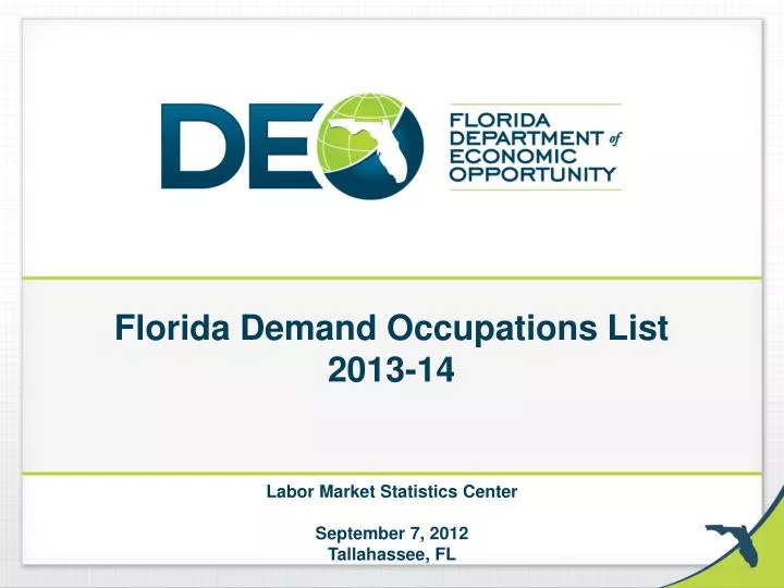 florida demand occupations list 2013 14