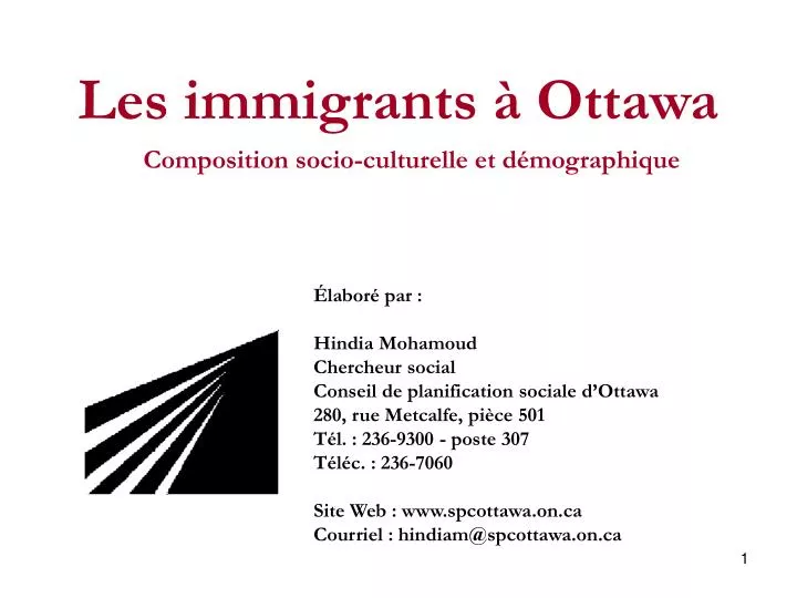 les immigrants ottawa