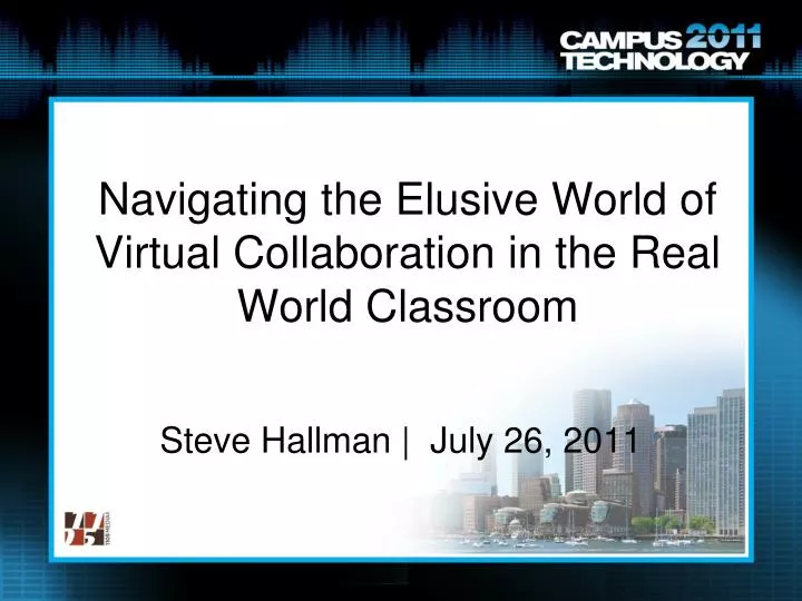 navigating the elusive world of virtual collaboration in the real world classroom