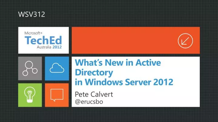 what s new in active directory in windows server 2012