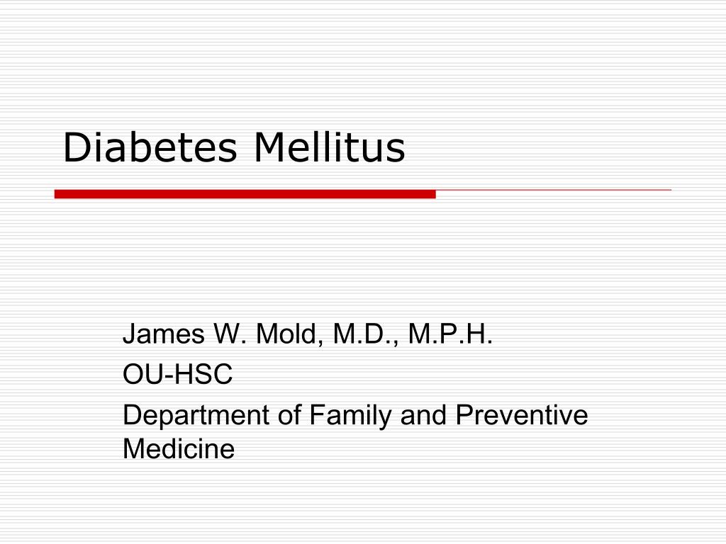PPT - Diabetes Mellitus PowerPoint Presentation, free download - ID:1059167
