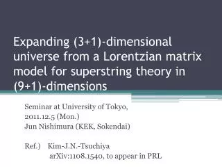 Expanding (3+1)-dimensional universe from a Lorentzian matrix model for superstring theory in (9+1)-dimensions
