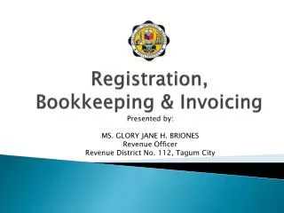 Registration, Bookkeeping &amp; Invoicing
