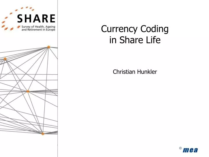 currency coding in share life