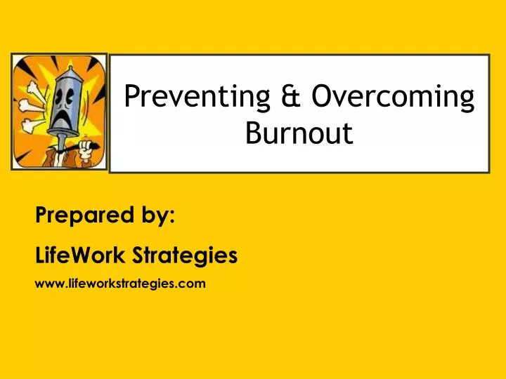 preventing overcoming burnout
