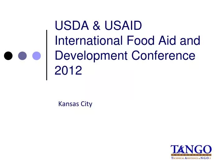 usda usaid international food aid and development conference 2012
