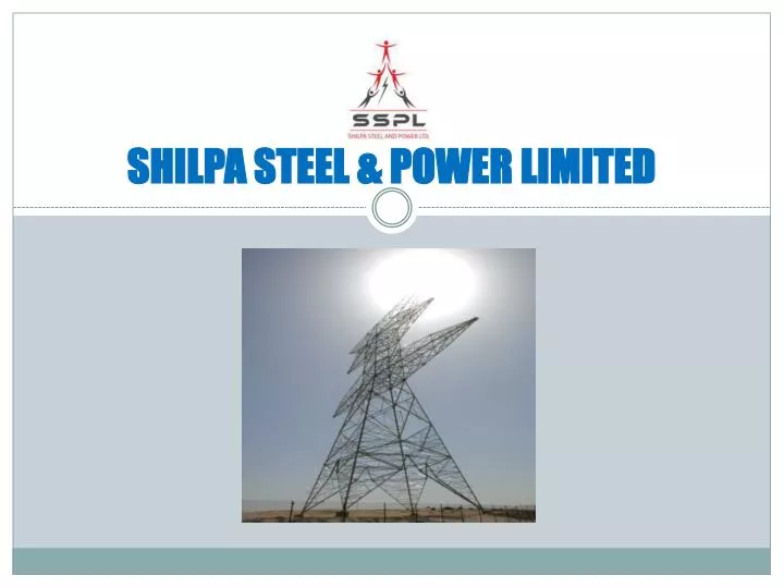 shilpa steel power limited