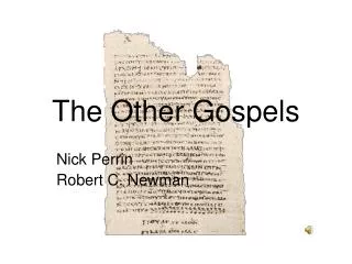 The Other Gospels