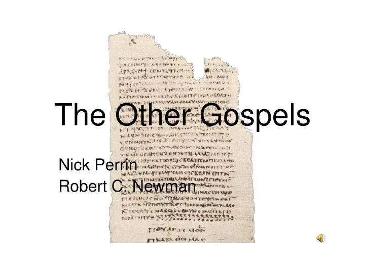 the other gospels