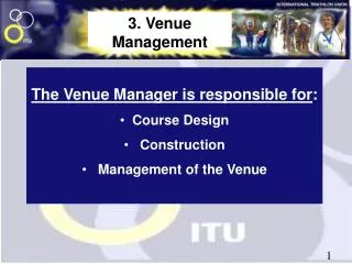 3. Venue Management