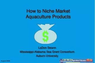 How to Niche Market Aquaculture Products