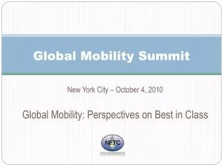 Global Mobility Summit
