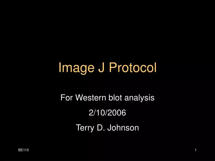 image j protocol