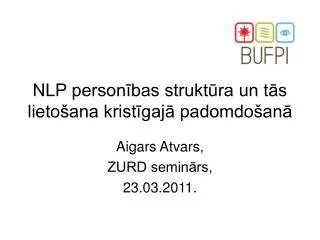 nlp person bas strukt ra un t s lieto ana krist gaj padomdo an