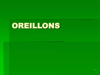 oreillons