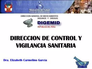 DIRECCION DE CONTROL Y VIGILANCIA SANITARIA