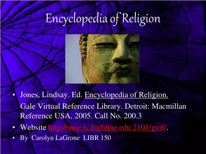 encyclopedia of religion