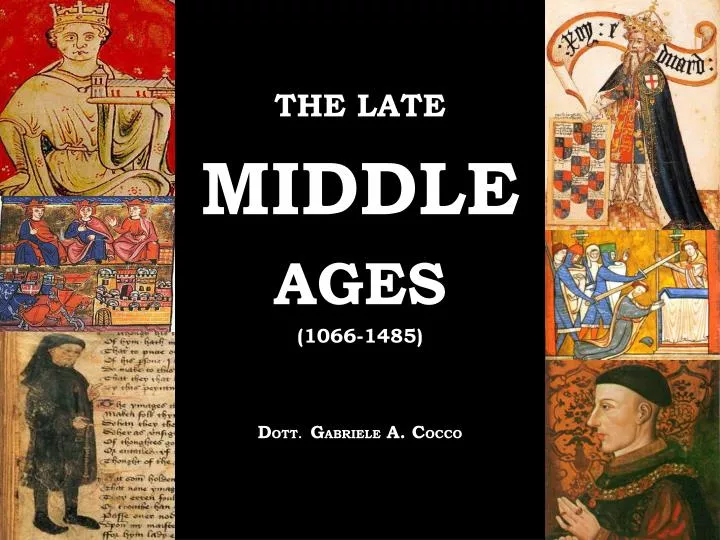the late middle ages 1066 1485 d ott g abriele a c occo
