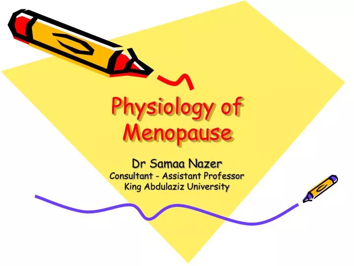 physiology of menopause
