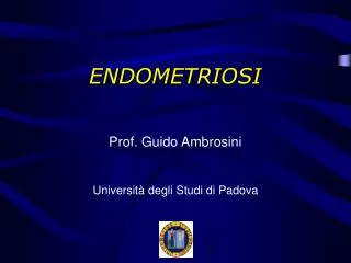 endometriosi