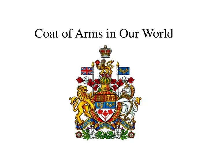 coat of arms in our world