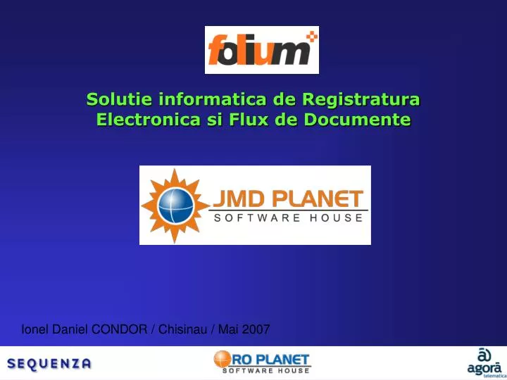 solutie informatica de registratura electronica si flux de documente
