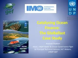 Catalysing Ocean Finance: The GloBallast Case Study