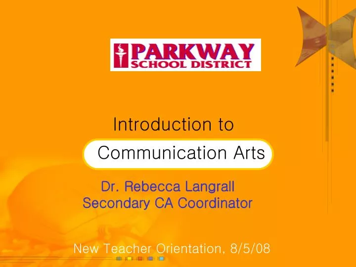 introduction to communication arts