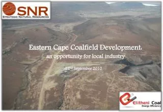 Eastern Cape Coalfield Development: an opportunity for local industry
