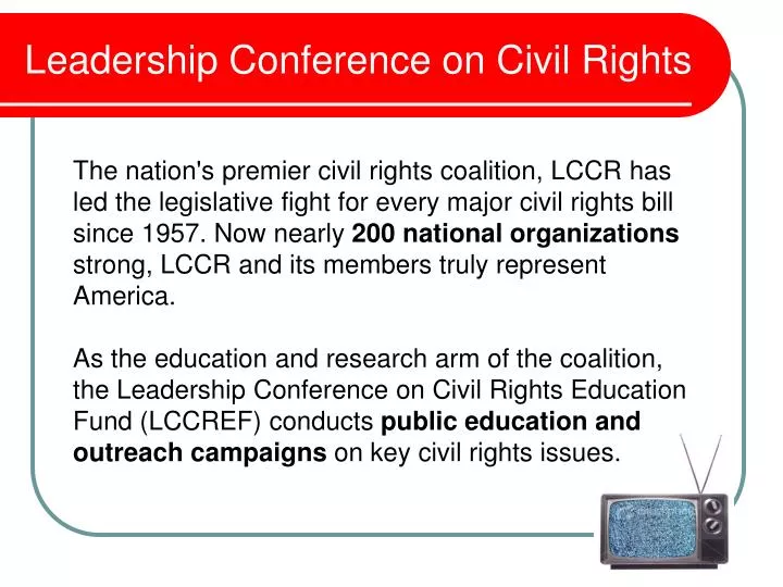 leadership conference on civil rights