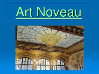 art noveau